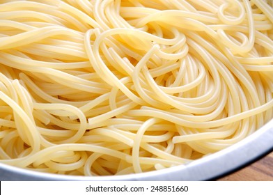 Close up texture shot of cooked spaghetti - Shutterstock ID 248851660
