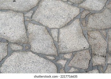 Close Up Textured Background Of Cement Pavers