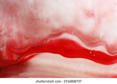 Close Up Of Thick Liquid Texture