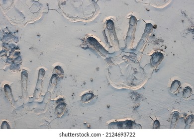 687 Children footprint handprint Images, Stock Photos & Vectors ...