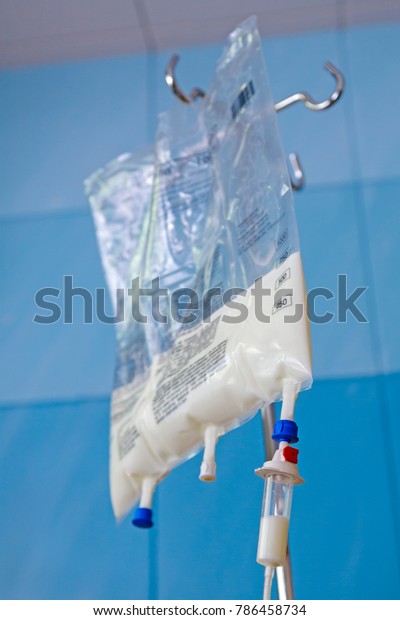 Close Total Parenteral Nutrition Tpn Fluids Stock Photo 786458734 ...