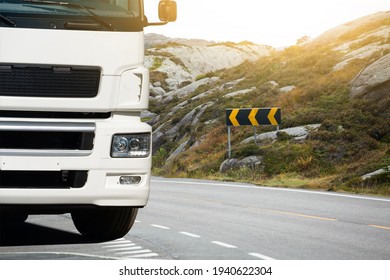 Close Up Of Truck On The Road