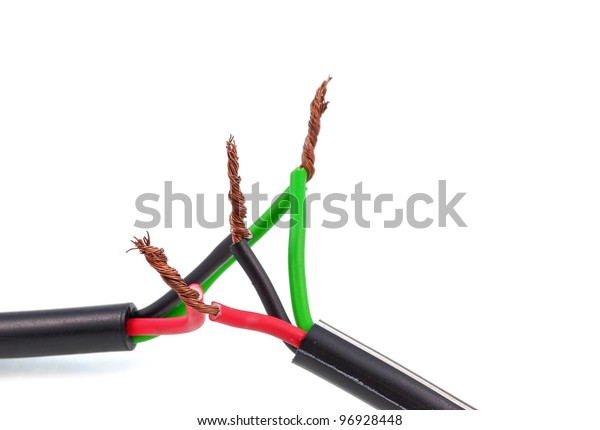 Two Naked Electrical Wires Stock Image Image Of Network My XXX Hot Girl