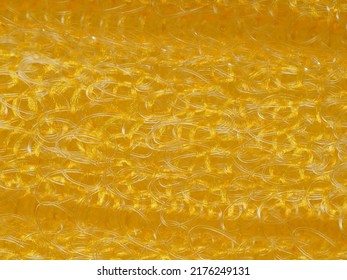 close up, background, texture, large horizontal banner. heterogeneous surface structure bright saturated yellow sponge for washing dishes, kitchen, bath. full depth of field. high resolution photo - Shutterstock ID 2176249131