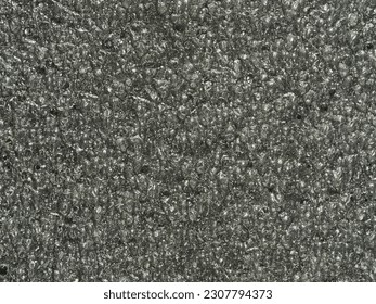 close up, background, texture, large vertical banner. surface structure black expanded polyethylene, EPE, padding cushioning material for packages. full depth of field. high resolution photo - Shutterstock ID 2307794373