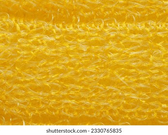 close up, background, texture, large horizontal banner. heterogeneous surface structure bright saturated yellow sponge for washing dishes, kitchen, bath. full depth of field. high resolution photo - Shutterstock ID 2330765835