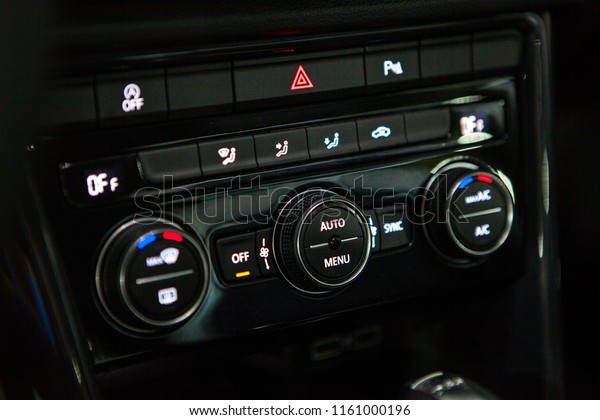 Close Car Interior Details Car Luxury Royalty Free Stock Image