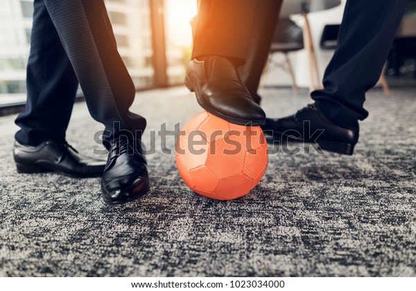 Close Three Men Business Suits Black Stock Photo Edit Now