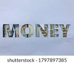 Close Up/Macro Study of US Dollar Bank Notes. / The United States dollar (symbol: $; code: USD) is the official currency of the United States and its territories per the Coinage Act of 1792.