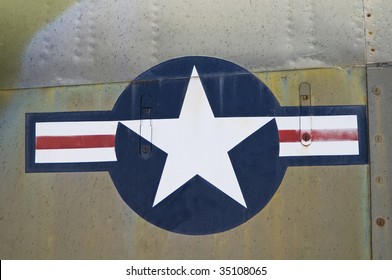 Close Up Of U.S. Airforce Symbol