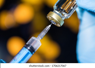 Close up vaccine vial dose flu shot drug needle syringe, medical concept vaccination hypodermic injection treatment, disease care hospital prevention, immunization illness disease isolated background. - Powered by Shutterstock