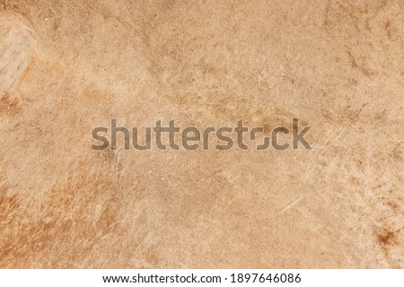 close up view of abstract surface brown grunge genuine leather of old drum background or texture