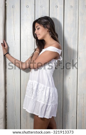 Similar – Image, Stock Photo jessica Feminine Woman