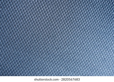 Close up view of blue fabric texture abstract background pattern surface macro detail calm plain woven textile material backdrop design wallpaper graphic art macro photography macro image macro