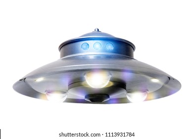 Close View Of The Classic Dome Ufo Saucer.