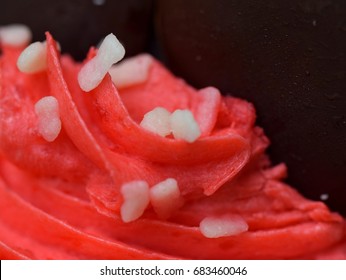 Close view cup cake