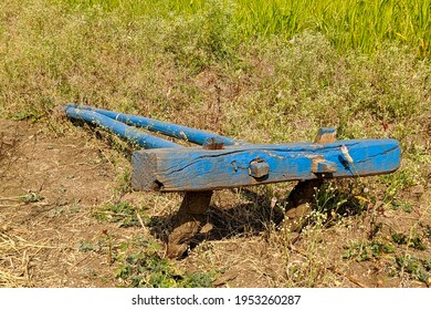 Close View Indian Farmers Wooden Plowing Stock Photo 1953260287 ...