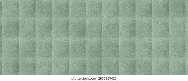 Close Up View Of Light Green Checkered Pattern Textured Surface