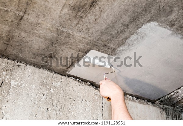 Close View Man Hand Paint Ugly Stock Photo Edit Now 1191128551