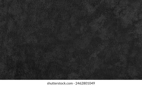 close up view of monochrome dark black carpet texture background for interior, indoor decoration. top view of dark grey fluffy carpet for modern style decoration. terry cloth texture.