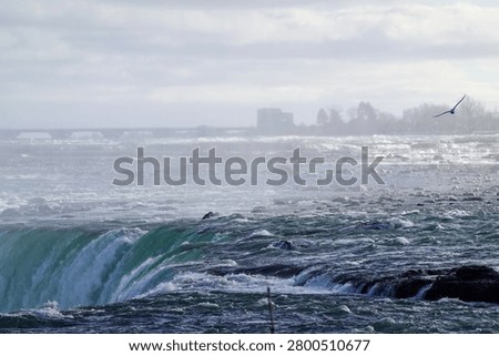 Close View Of Niagara Brink