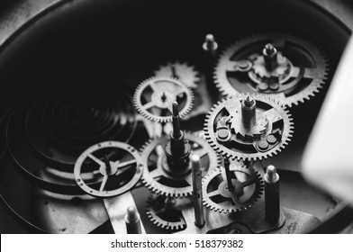 Close View Old Clock Mechanism Gears Stock Photo 518378866 | Shutterstock