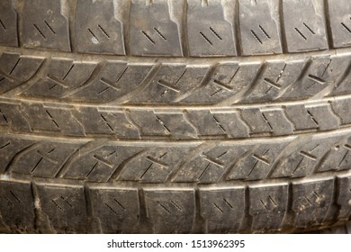 Close View Old Tyre Grooves Patterns Stock Photo (Edit Now) 1513962395