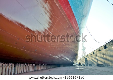 Similar – Image, Stock Photo Out of the Harbour Water