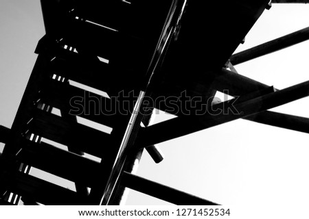 Image, Stock Photo High Top Downward