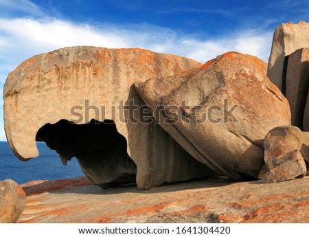 Close View To Remarkable Rocks Kangaroo Island SA Australia