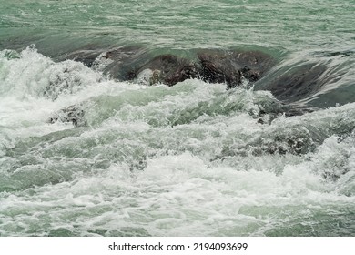 Close View Of The River Lech At Lechbruck In South Bavaria