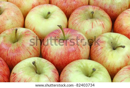 Image, Stock Photo several red apples Food