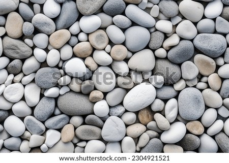 Close up view of small pebbles with multiple colors