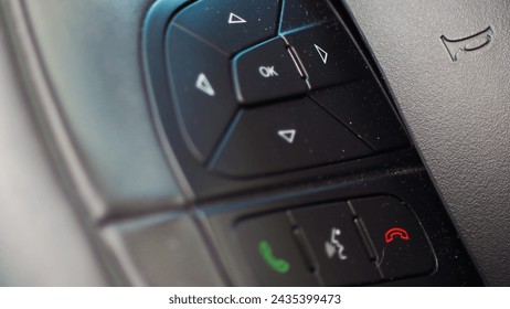 Close view of some car elements and some mecanical pieces
