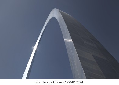 Close Up View Of St Louis Arch