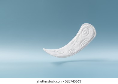 close up view of woman's sanitary pad on color back - Shutterstock ID 528745663