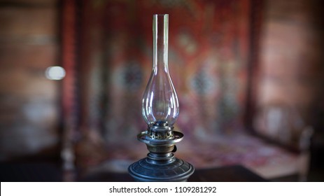 Close up vintage lamp with blurred background. - Shutterstock ID 1109281292