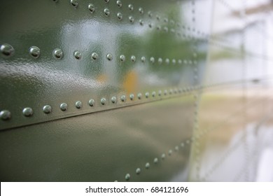 Close Vintage Military Aircraft Metal Texture Stock Photo 684121696 ...