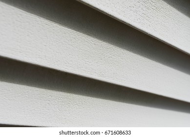 Close Up Vinyl Siding Texture