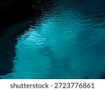 close up of water in a pool with small waves on the surface