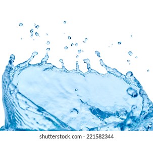 Splash Water Wave Abstract Isolated Over Stock Photo 208831774 ...