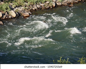 Close Up Of The Waters Of Yellowstone River, Montana