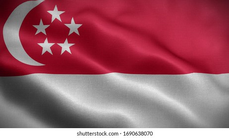 313 Singapore flag motion Images, Stock Photos & Vectors | Shutterstock