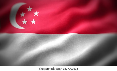 313 Singapore flag motion Images, Stock Photos & Vectors | Shutterstock