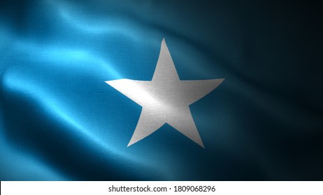 Close Waving Flag Somalia Flag Symbols Stock Photo 1809068296 ...