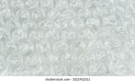 Close Up White Air Bubble Warp Protection Goods