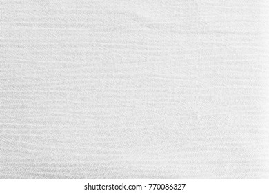 Close Up White Burlap Texture Background.