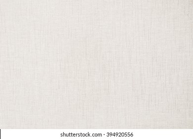 Close Up White Color Muslin Canvas Cloth Texture