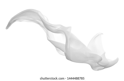 Close White Fabric Cloth Flowing On Stock Photo 1646912083 | Shutterstock