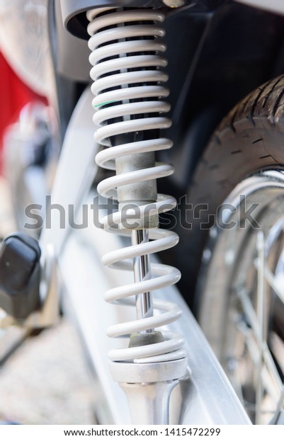 Close up to white \
Motorcycle Shock